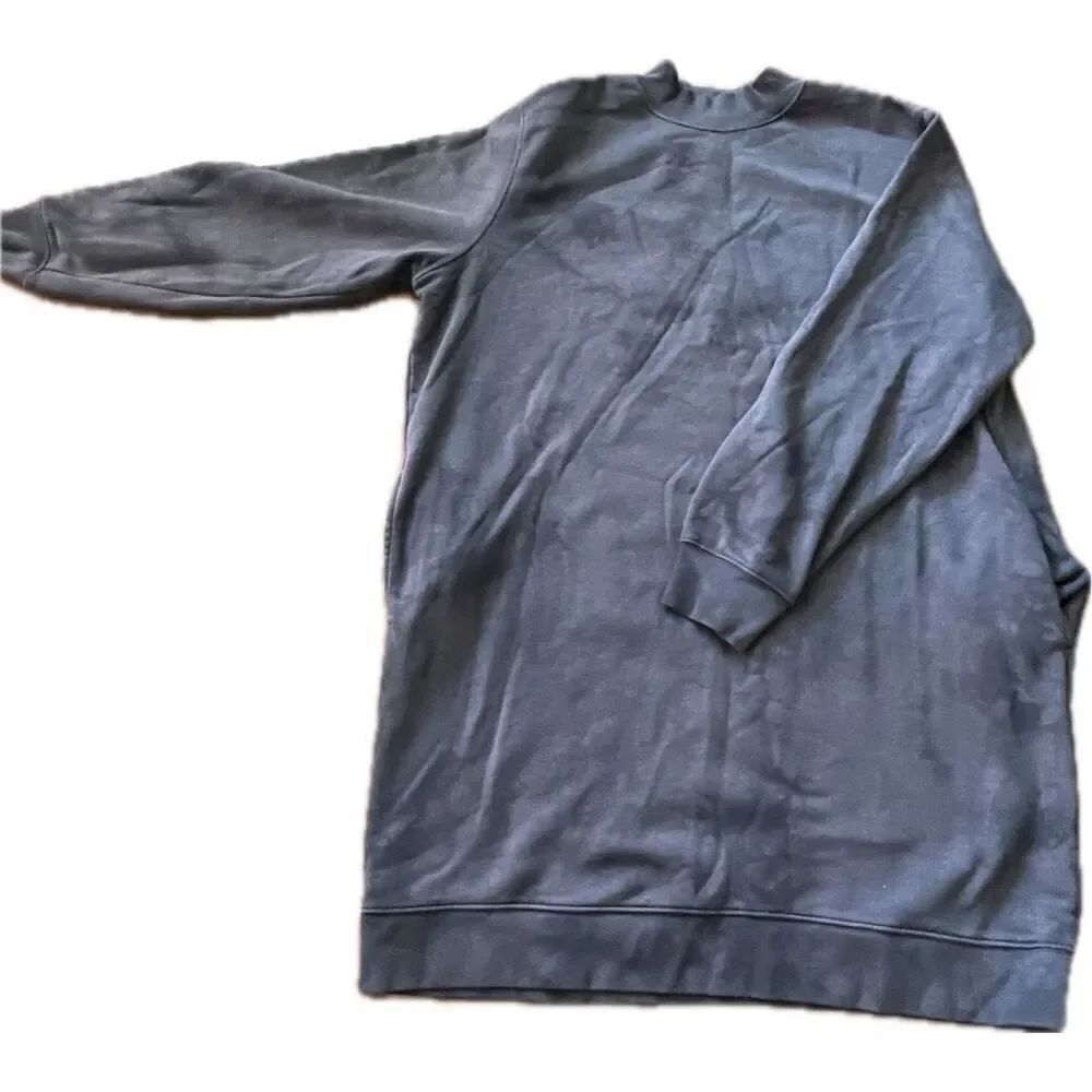 Gap Long Sweater Grey Tie Dye With Pockets Women’s Size XL